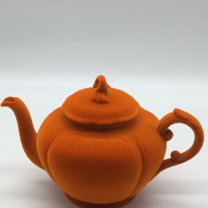 Orange Velvet Teapot by A Dream Design - Afbeelding 3