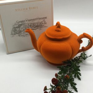 Orange Velvet Teapot by A Dream Design - Afbeelding 4