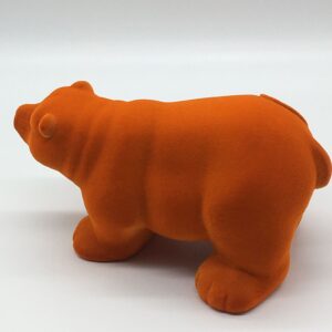 Orange Velvet Bear by A Dream Design - Afbeelding 3