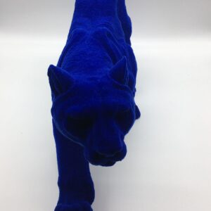 Royal Blue Velvet Jaguar by A Dream Design - Afbeelding 3