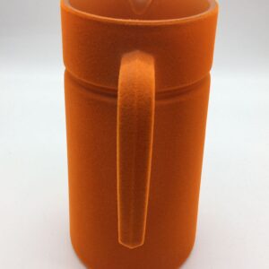 Orange Velvet Pot by A Dream Design - Afbeelding 5
