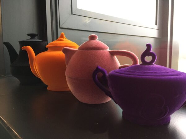 Purple Velvet Sugar Bowl by A Dream Design