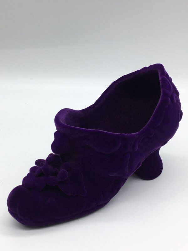 Purple Velvet Shoe by A Dream Design