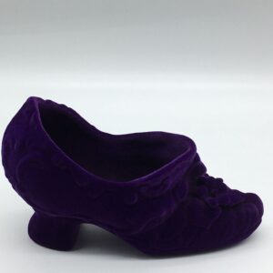 Purple Velvet Shoe by A Dream Design - Afbeelding 6