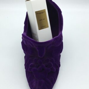 Purple Velvet Shoe by A Dream Design - Afbeelding 4