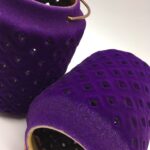 Purple Velvet Lantern by A Dream Design