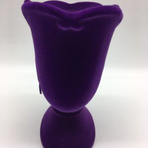 Purple Velvet Art Deco Vase by A Dream Design