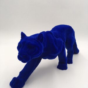 Royal Blue Velvet Jaguar by A Dream Design - Afbeelding 6
