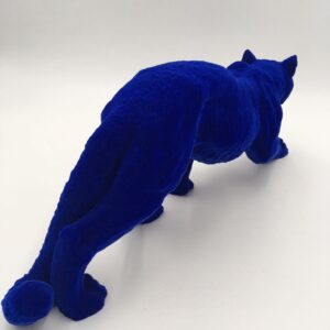 Royal Blue Velvet Jaguar by A Dream Design