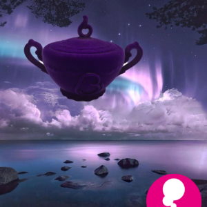Purple Velvet Sugarbowl by A Dream Design