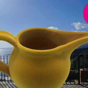 Yellow Velvet Jug by A Dream Design