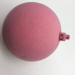 Soft Pink Velvet X-mas ball by A Dream Design