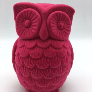 Velvet Pink Owl by A Dream Design - Afbeelding 5