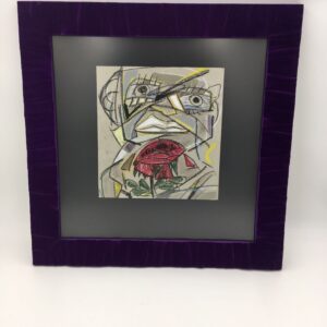 Purple Velvet Frame by A Dream Design