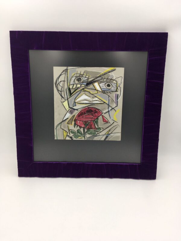 Purple Velvet Frame by A Dream Design