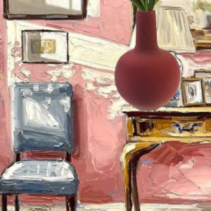 Old Rose Vintage Vase by A Dream Design