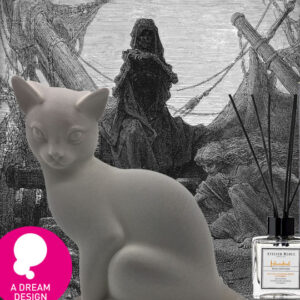 Cool Grey Velvet Pussycat by A Dream Design