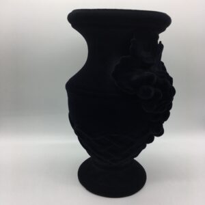 Black Velvet Art Deco Vaas by A Dream Design - Afbeelding 4
