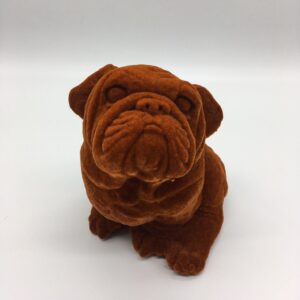 Cognac Velvetart English Bulldog by A Dream Design - Afbeelding 3