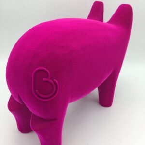 Pink Velvetart Design Pig by A Dream Design - Afbeelding 4