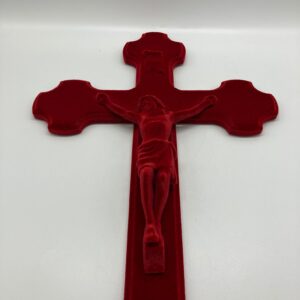 Red Velvetart Cross with Jezus by A Dream Design - Afbeelding 4