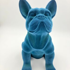 Bulldog Ocean Green Velvetart by A Dream Design - Afbeelding 11