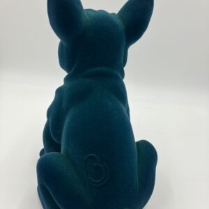 Bulldog Ocean Green Velvetart by A Dream Design - Afbeelding 9