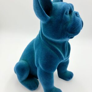 Bulldog Ocean Green Velvetart by A Dream Design - Afbeelding 7